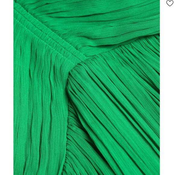 A.L.C. Rumi Silk Halterneck Midi Dress in Green NWT - Picture 4 of 10